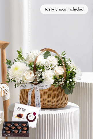 White Serenity - Basket