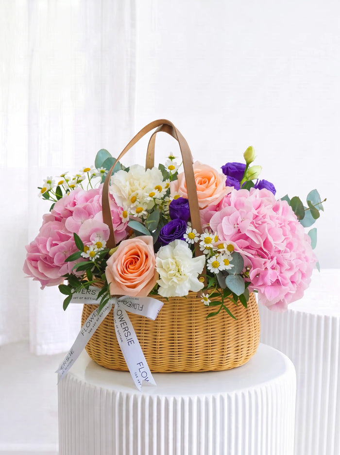 Blush Garden - Basket