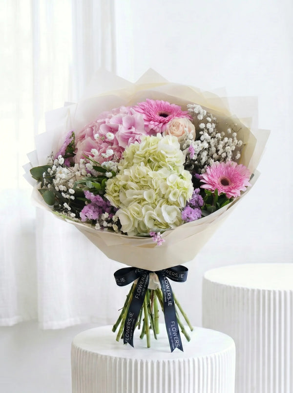 Blushing Elegance Hand-tied