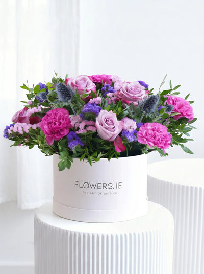 Birthday Lavender Floral - Hatbox