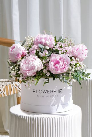 Luxury Pink Peony - Hatbox
