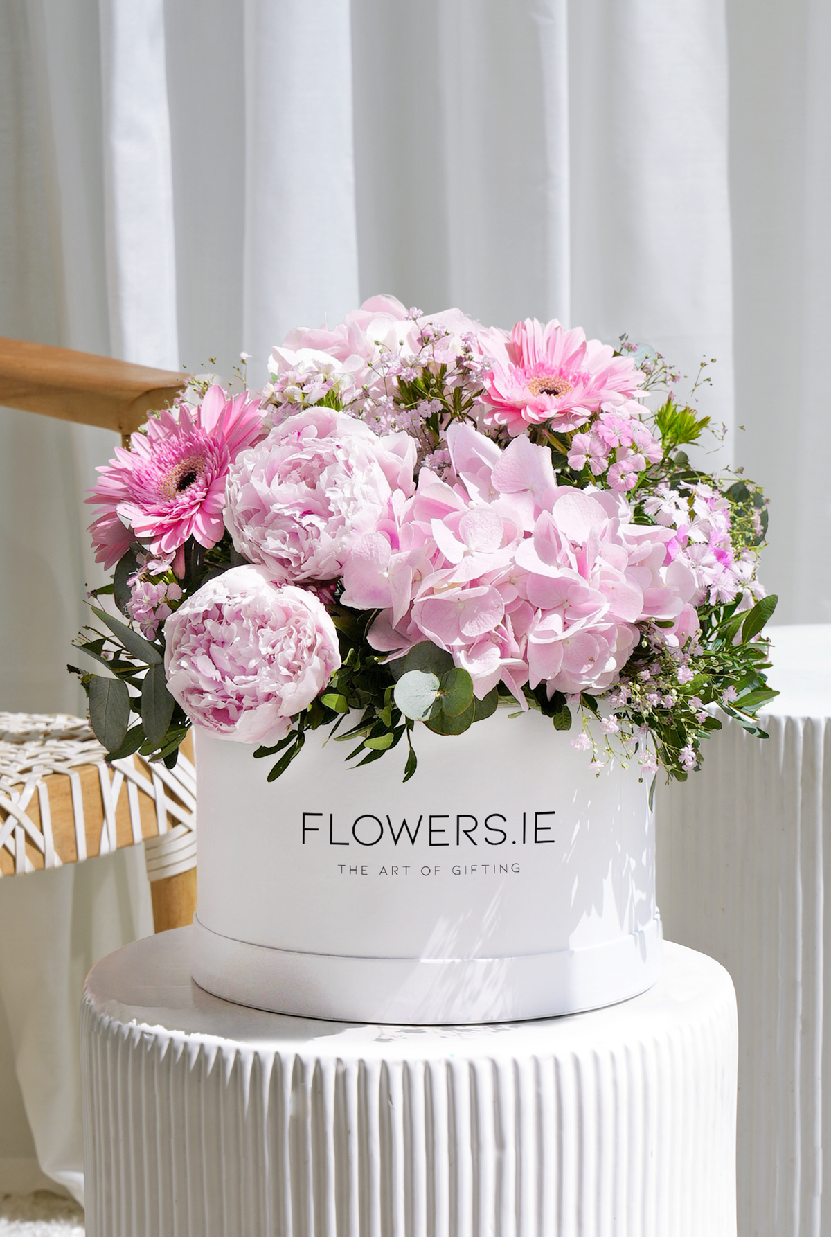 Birthday Peony Pretty Pink - Hatbox