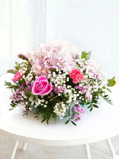 Pretty Pink Funeral Posy Pad