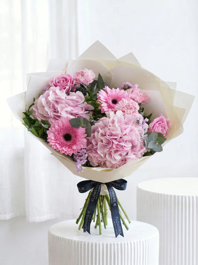 Pretty Pink Hand-tied