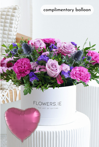 Lavender Floral - Hatbox