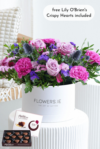 Lavender Floral - Hatbox