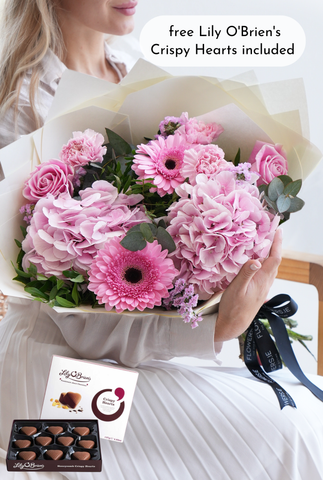 Graduation Pretty Pink Hand-tied