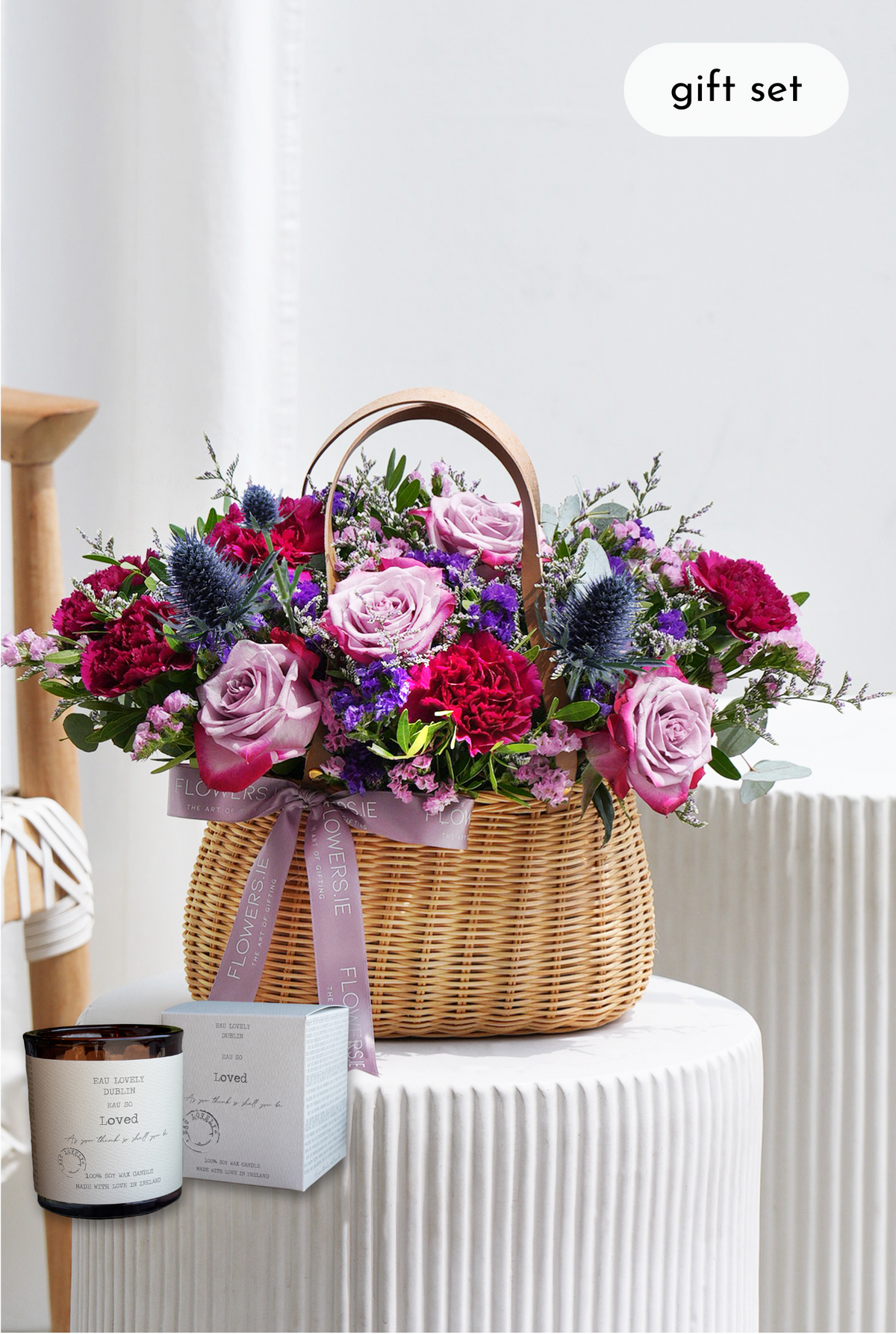 Lavender Floral - Basket