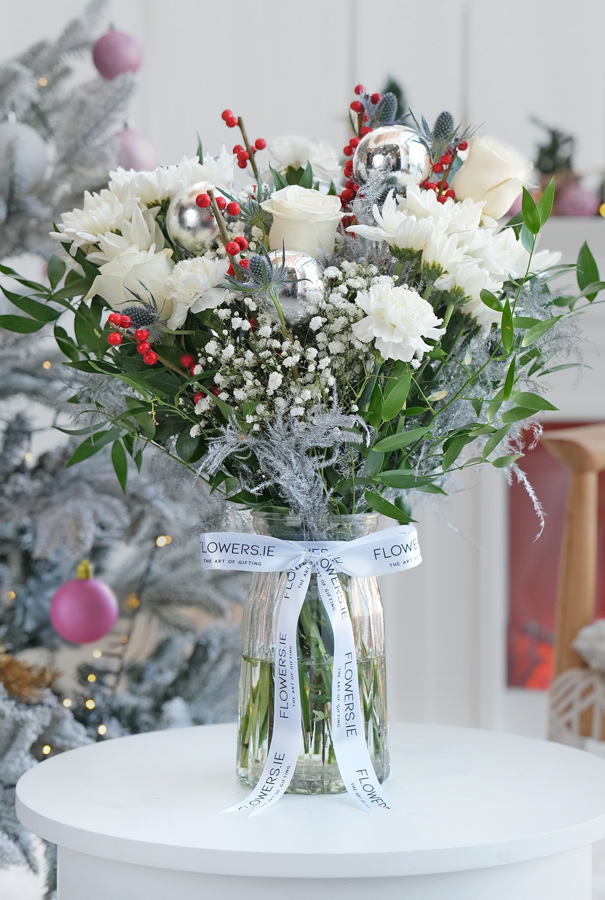 Perfect White Christmas - Vase