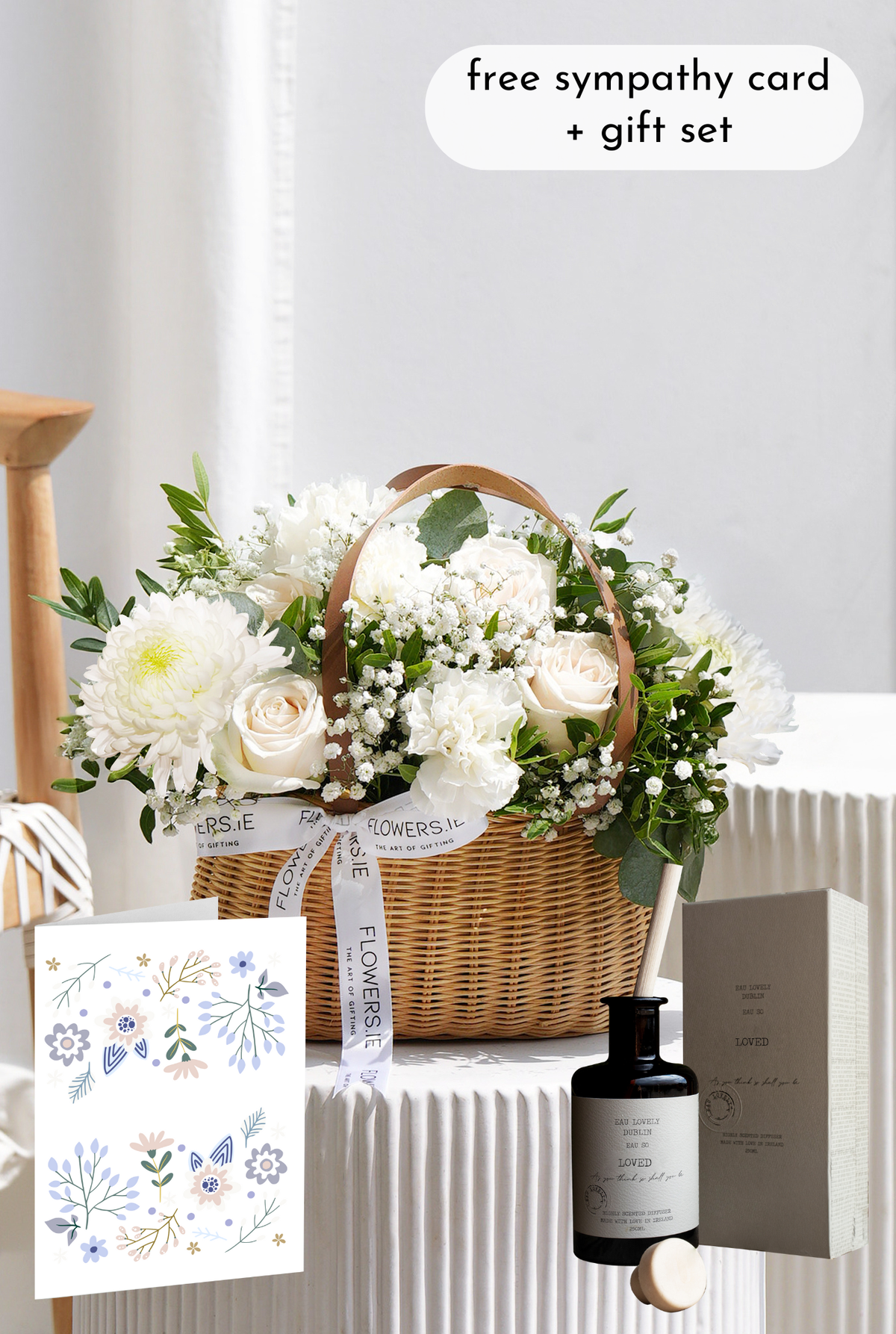 Sympathy White Serenity - Basket