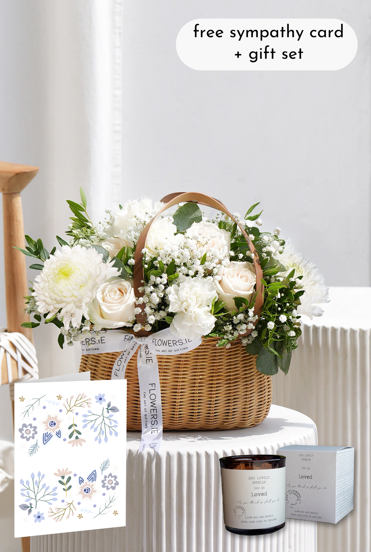 Sympathy White Serenity - Basket