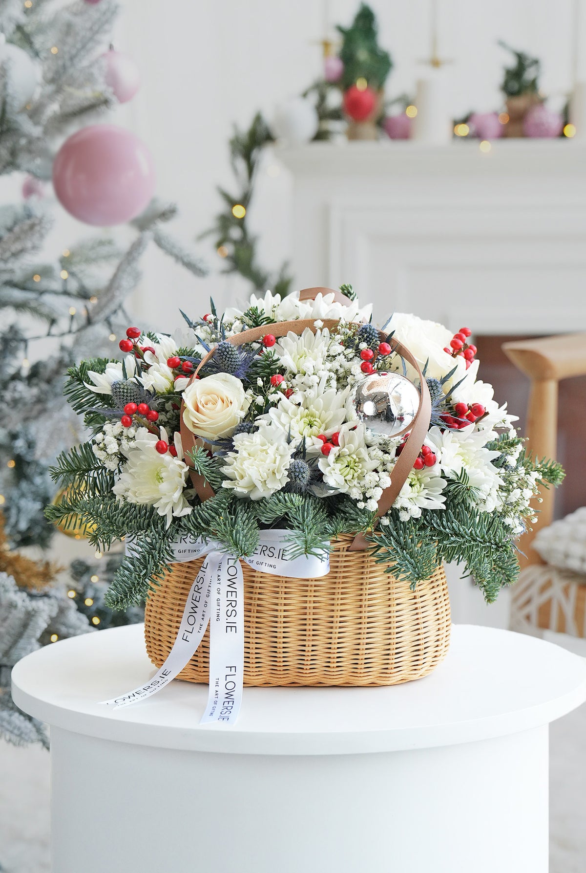 Perfect White Christmas - Basket