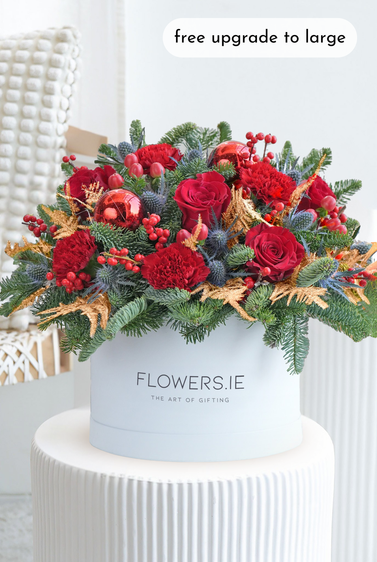 Festive Christmas Hatbox