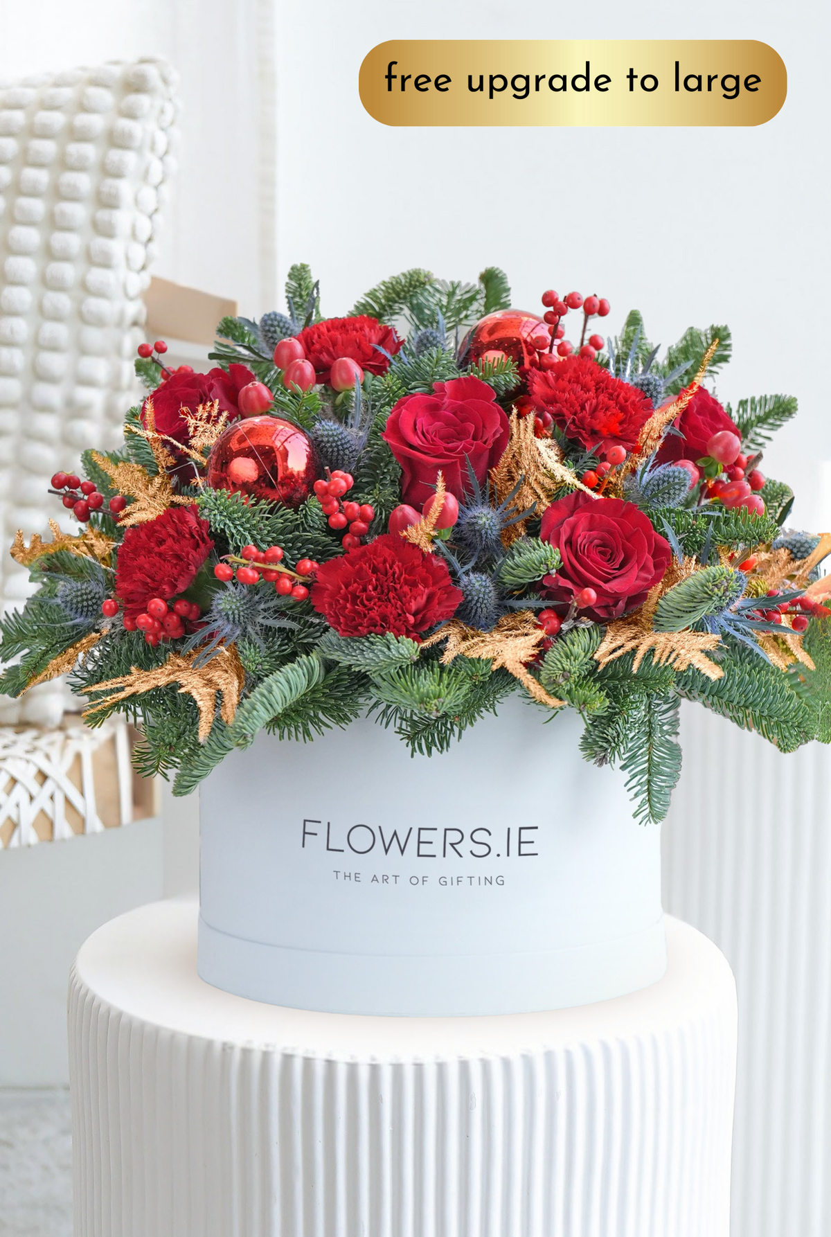 Festive Christmas Hatbox