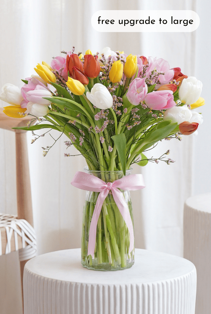 Luxury Signature Tulips - Vase