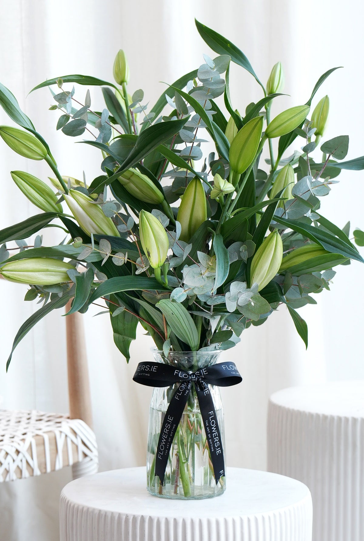 White Scented Lily - Vase