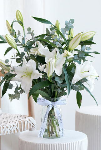 Easter White Scented Lily - Vase