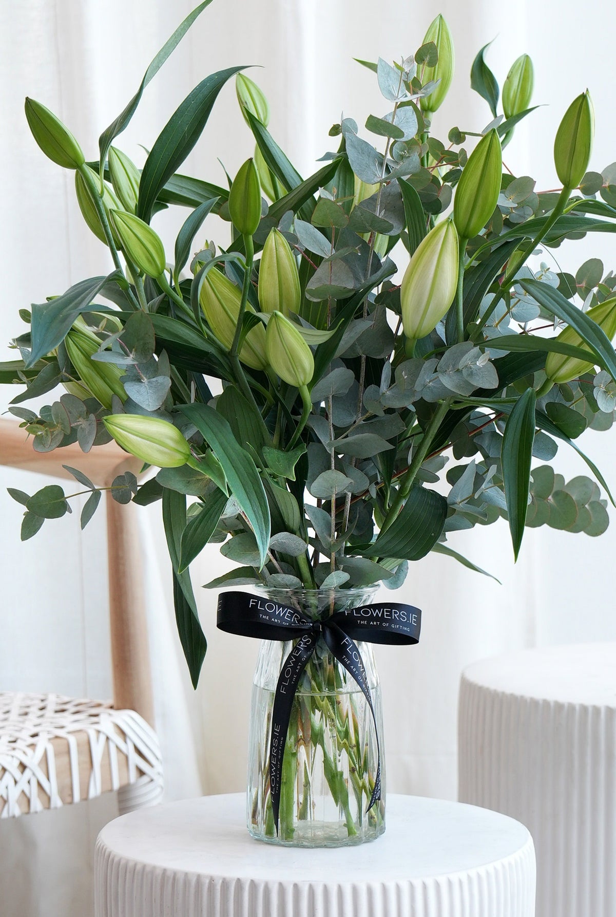 Mother&#39;s Day White Scented Lily - Vase