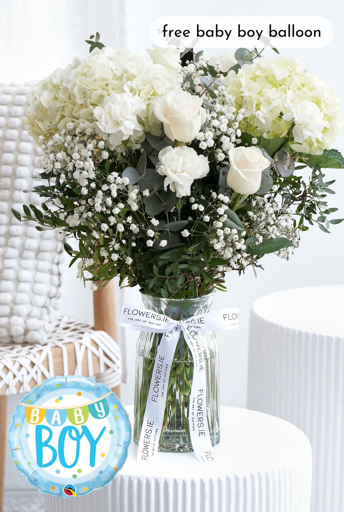 New Baby Perfect White - Vase