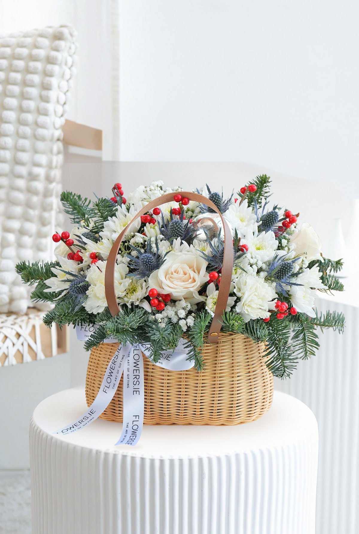 Perfect White Christmas - Basket