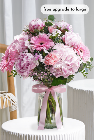 Peony Pretty Pink - Vase