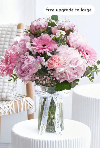 Peony Pretty Pink - Vase