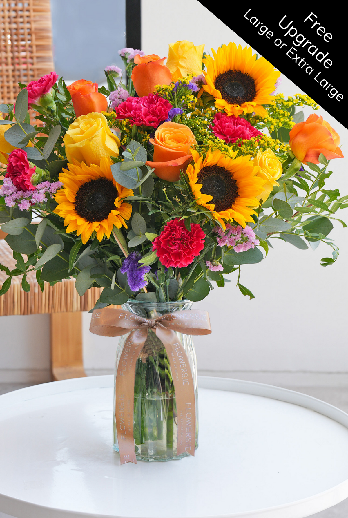 Mother&#39;s Day Vibrant - Vase (Free Upgrade To Large Or Extra Large)