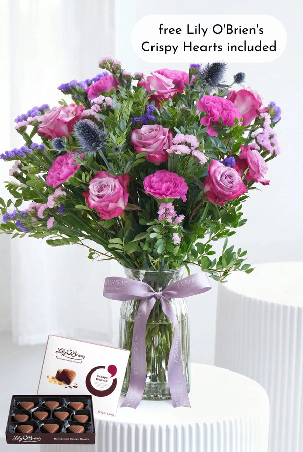 Lavender Floral - Vase