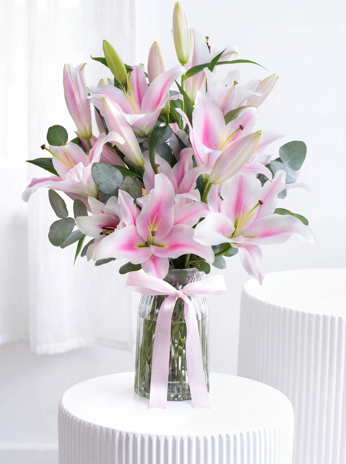 Pink Scented Lily - Vase