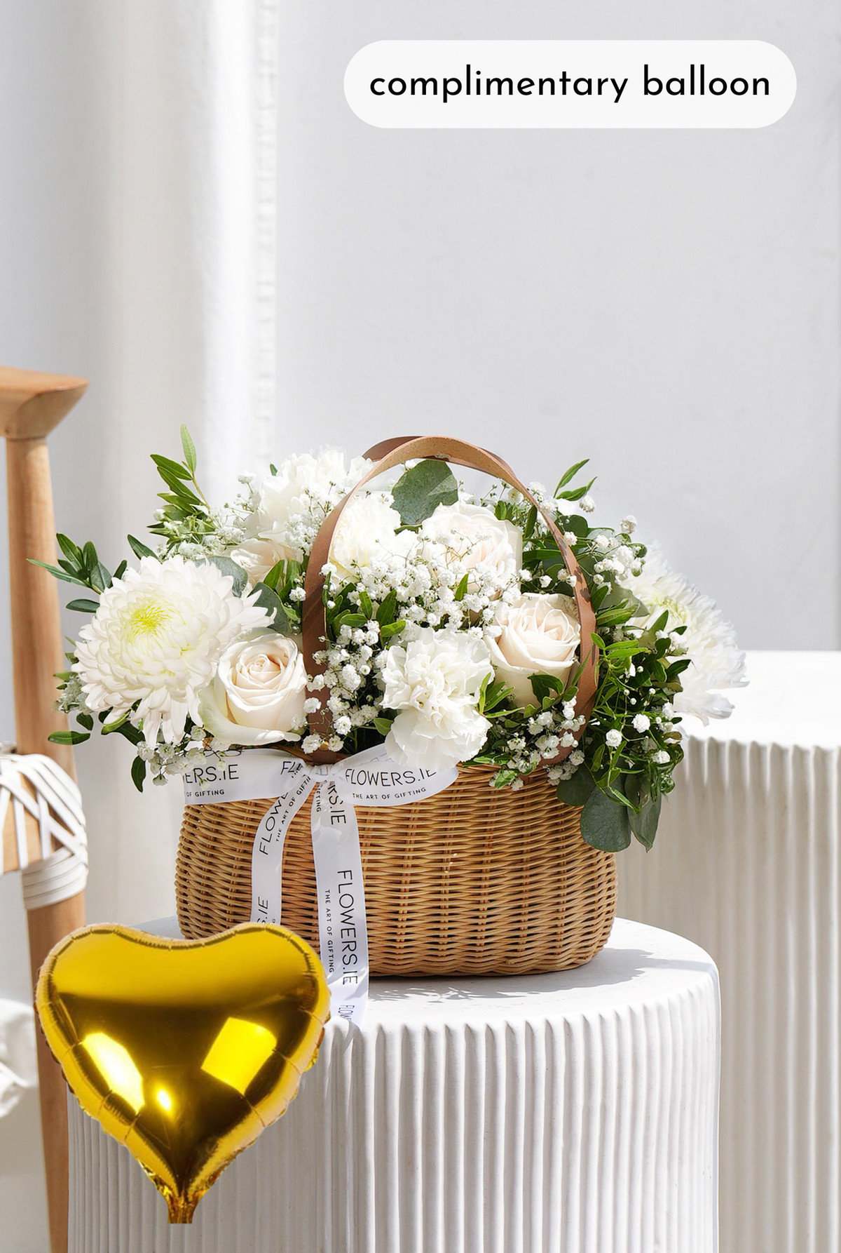 White Serenity - Basket