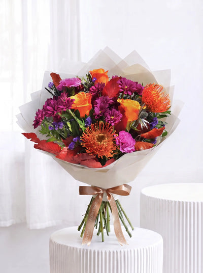 Amber Glow Hand-tied
