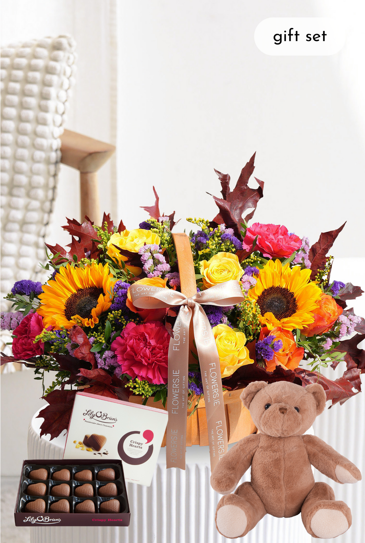 New Baby Autumn Vibrant - Basket Gift Set