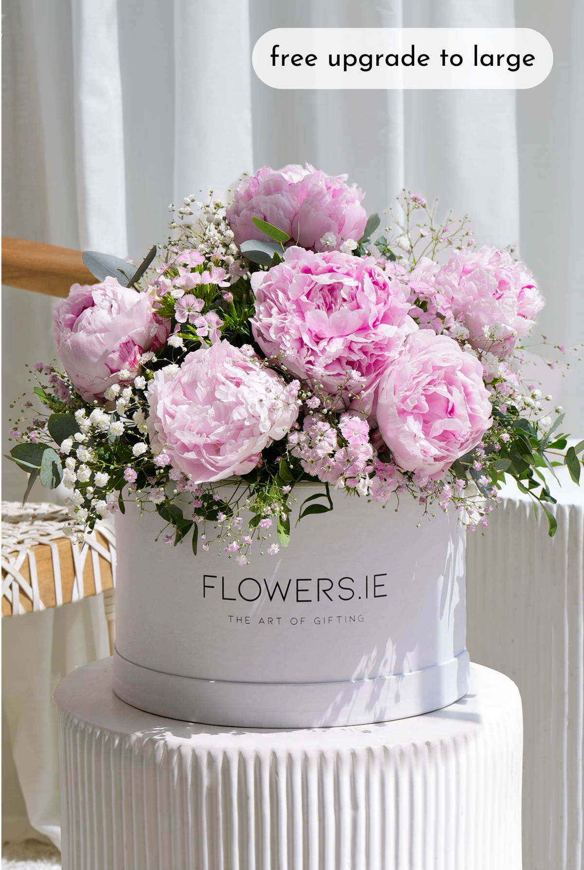 Luxury Pink Peony - Hatbox