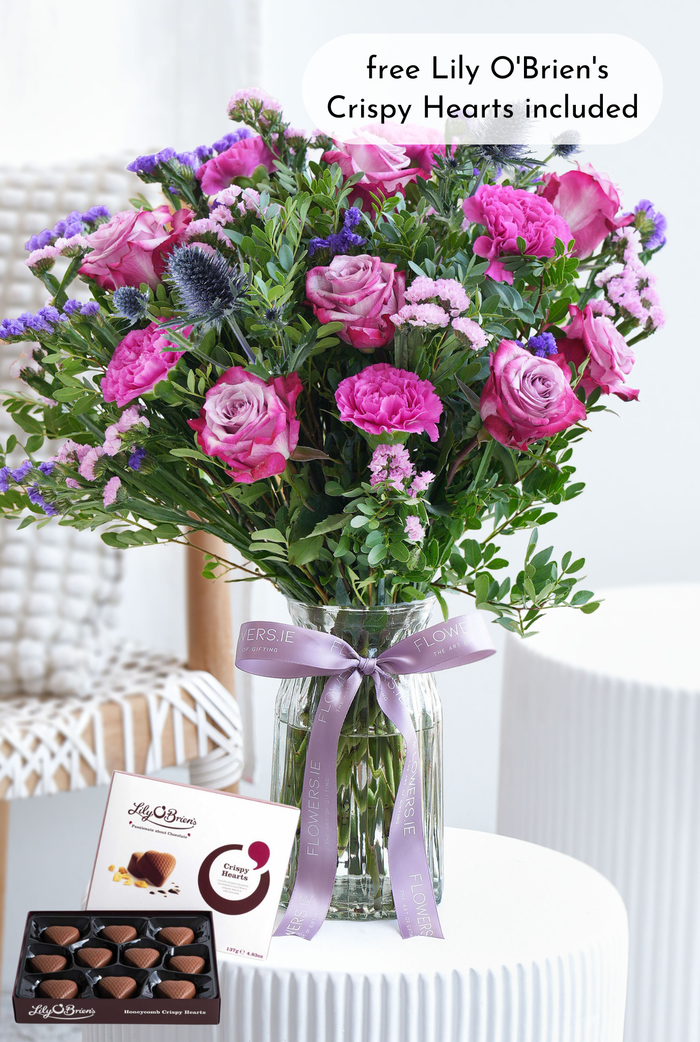 Lavender Floral - Vase