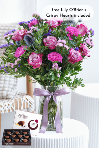 Lavender Floral - Vase