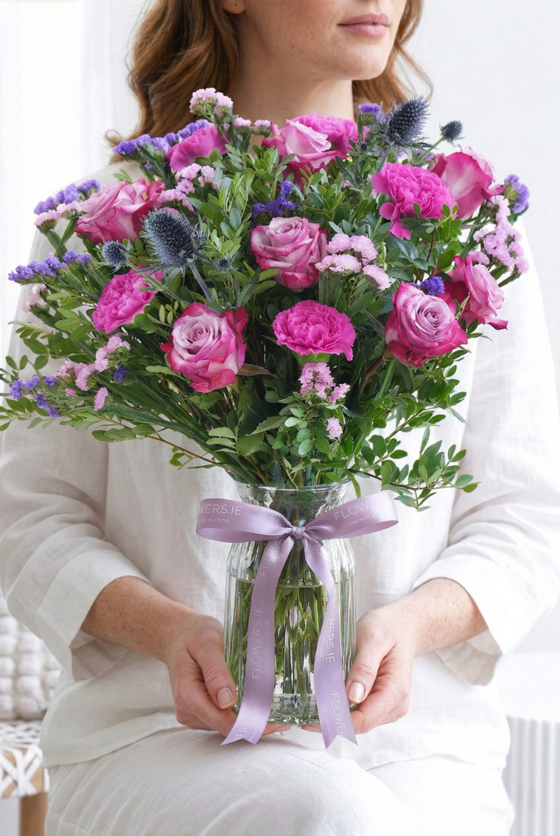 Lavender Floral - Vase