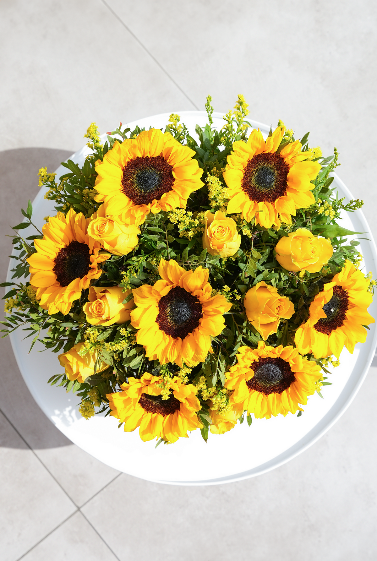 Sunflower - Hatbox (Free Upgrade To Large Or Extra Large)