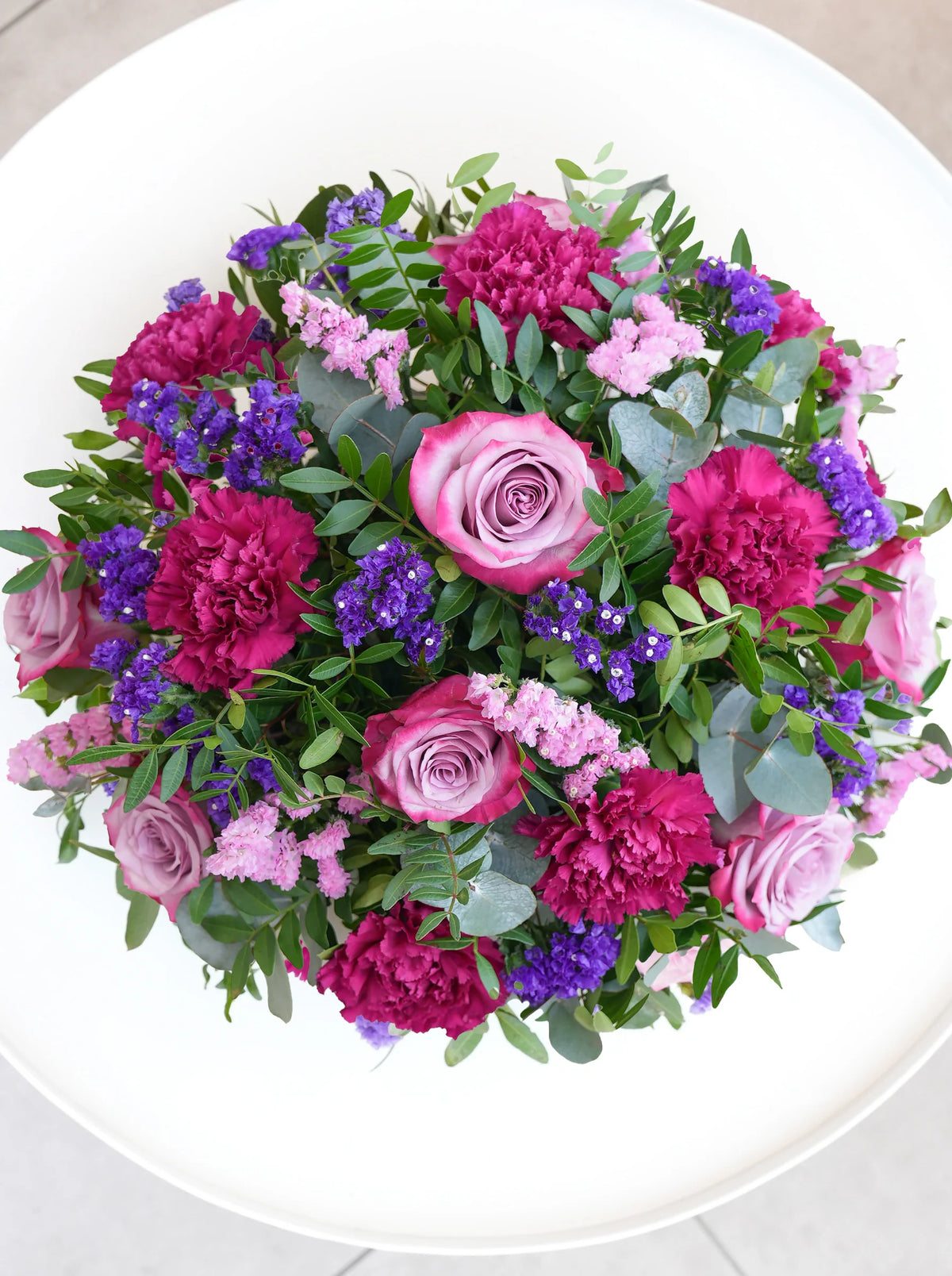 Lavender Floral Funeral Posy Pad
