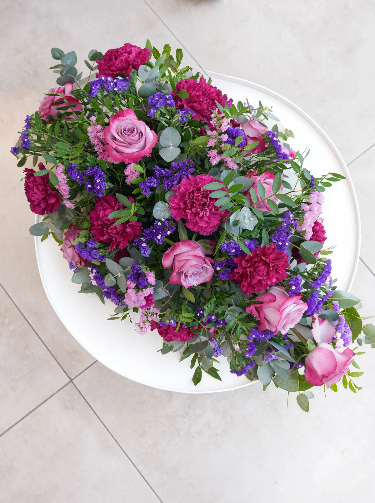Lavender Floral Funeral Spray