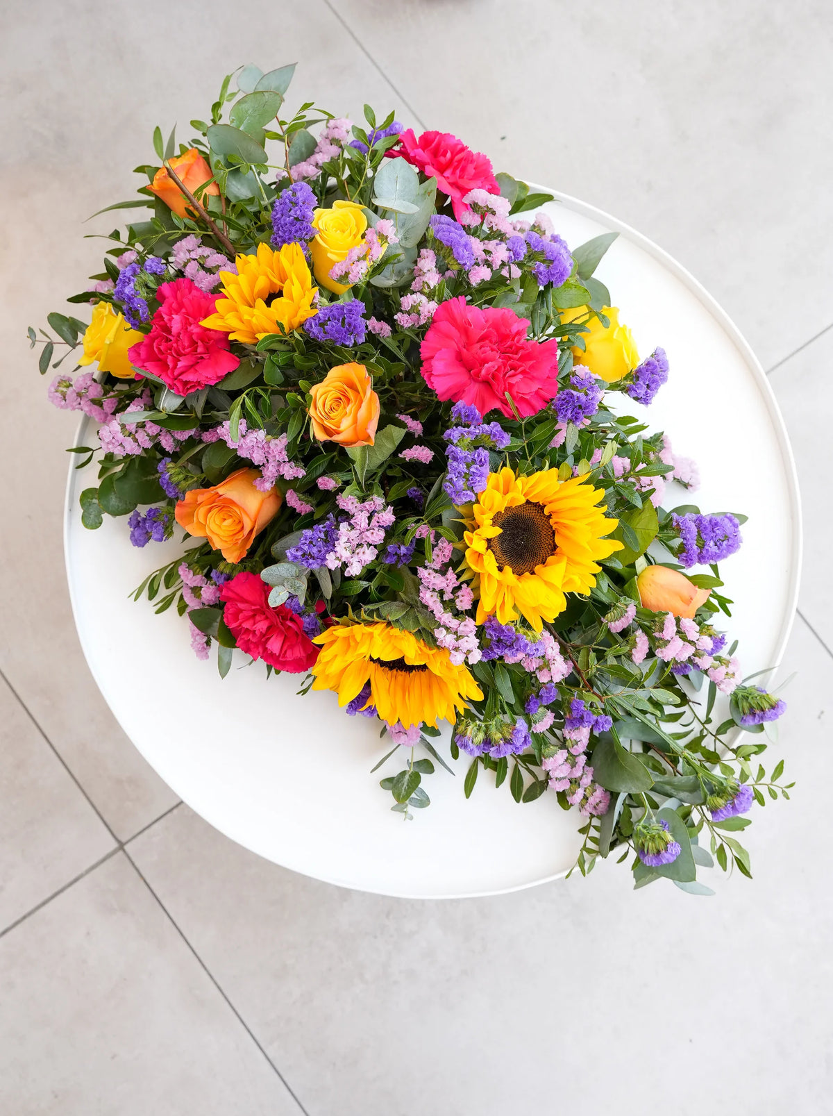 Vibrant Funeral Spray