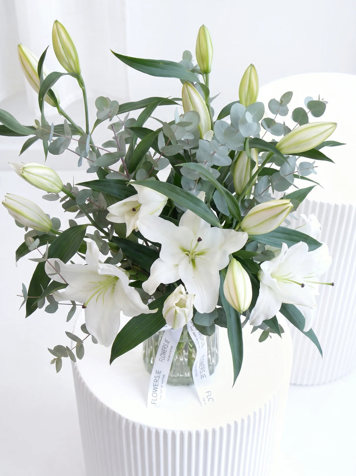 White Scented Lily - Vase