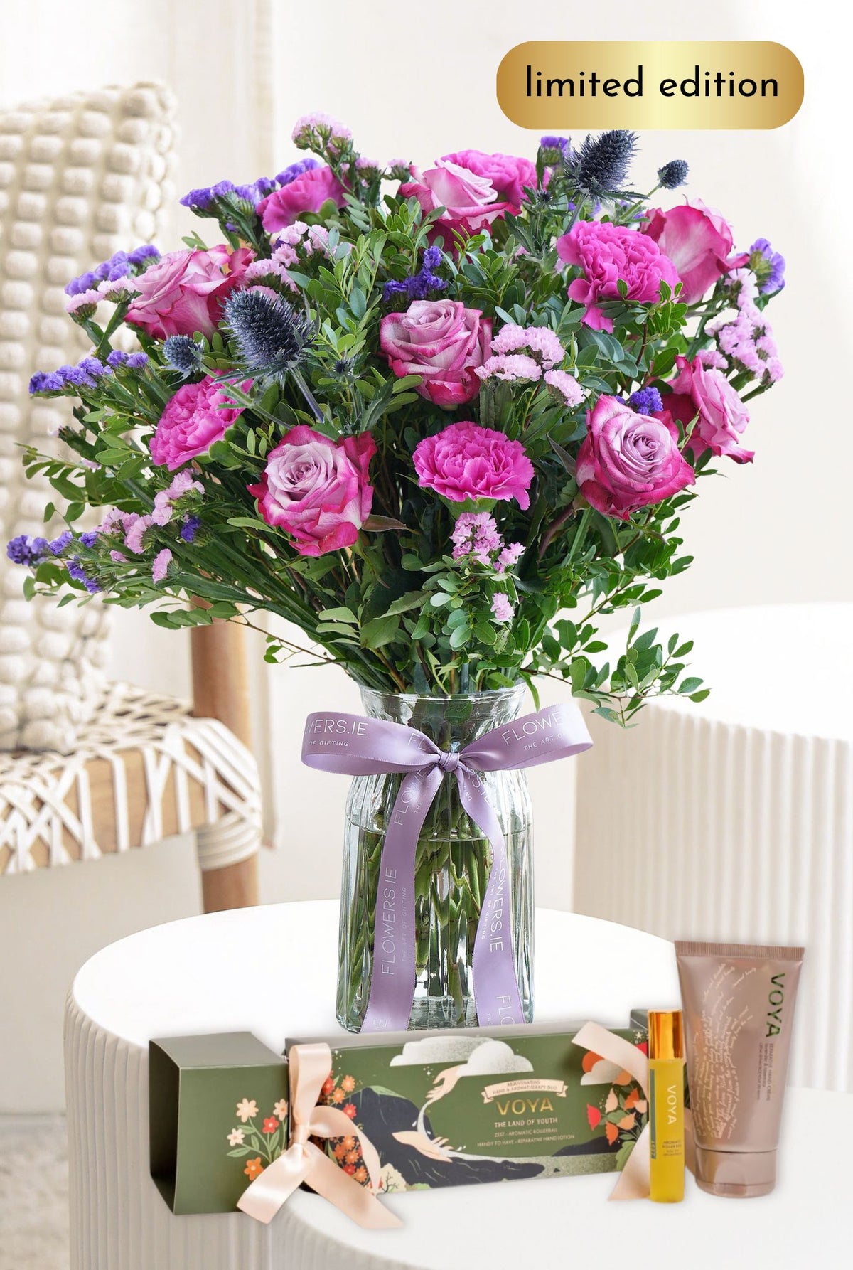Lavender Floral - Vase