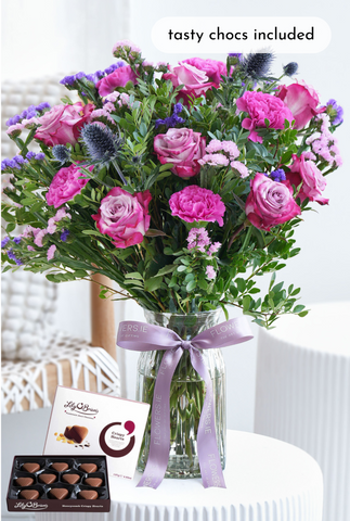 Mother's Day Lavender Floral - Vase