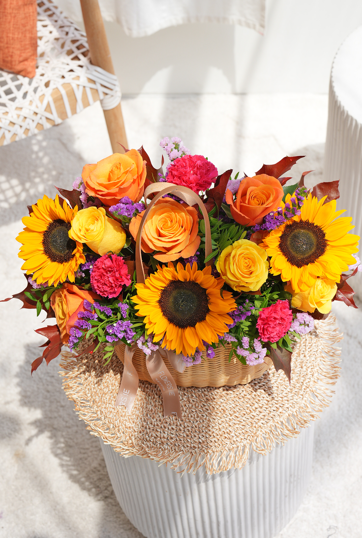 New Baby Autumn Vibrant - Basket