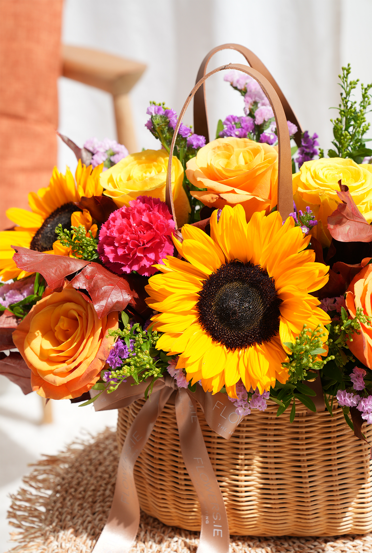 Autumn Vibrant - Basket (with Free Occasion Card)