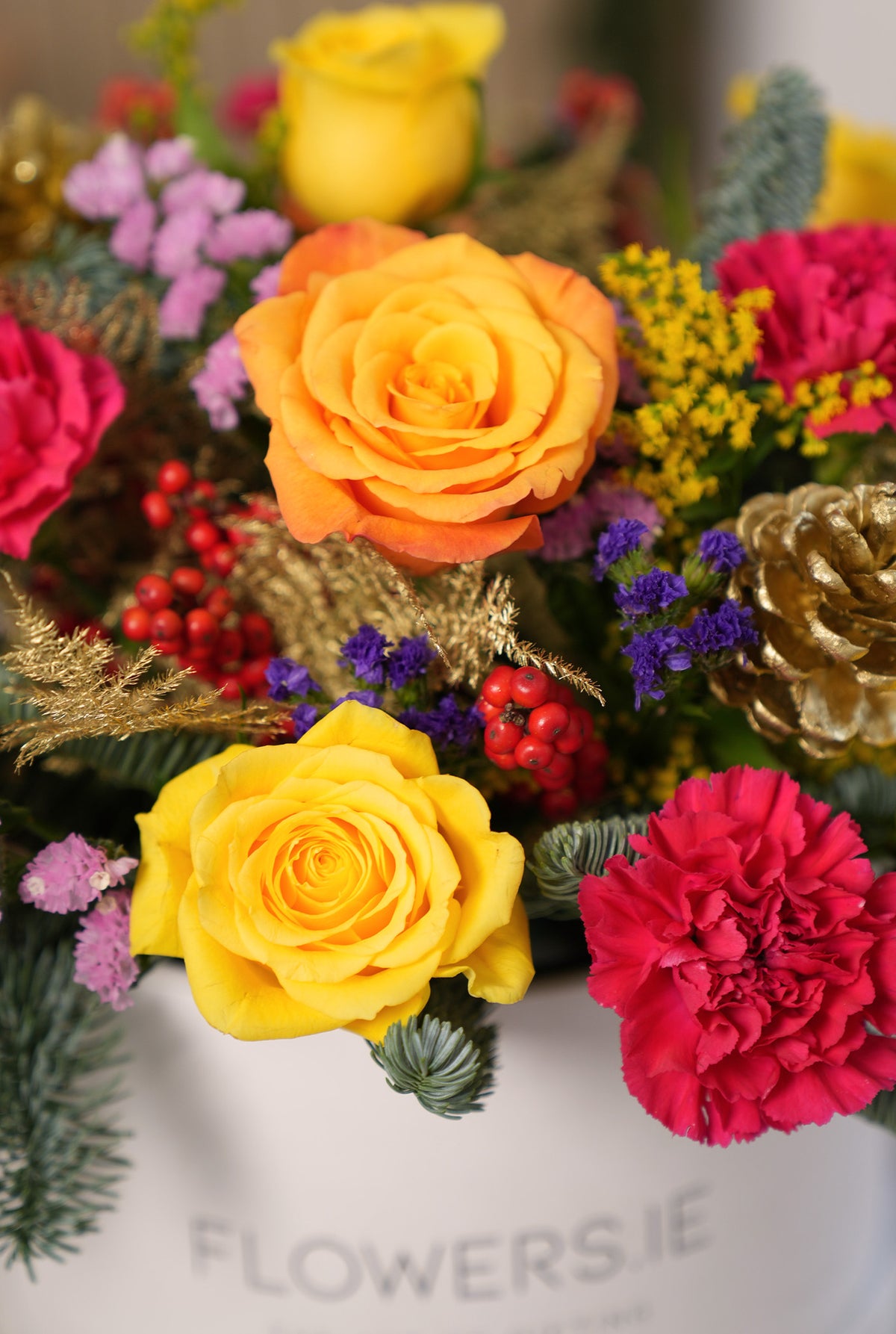 Vibrant Christmas Hatbox