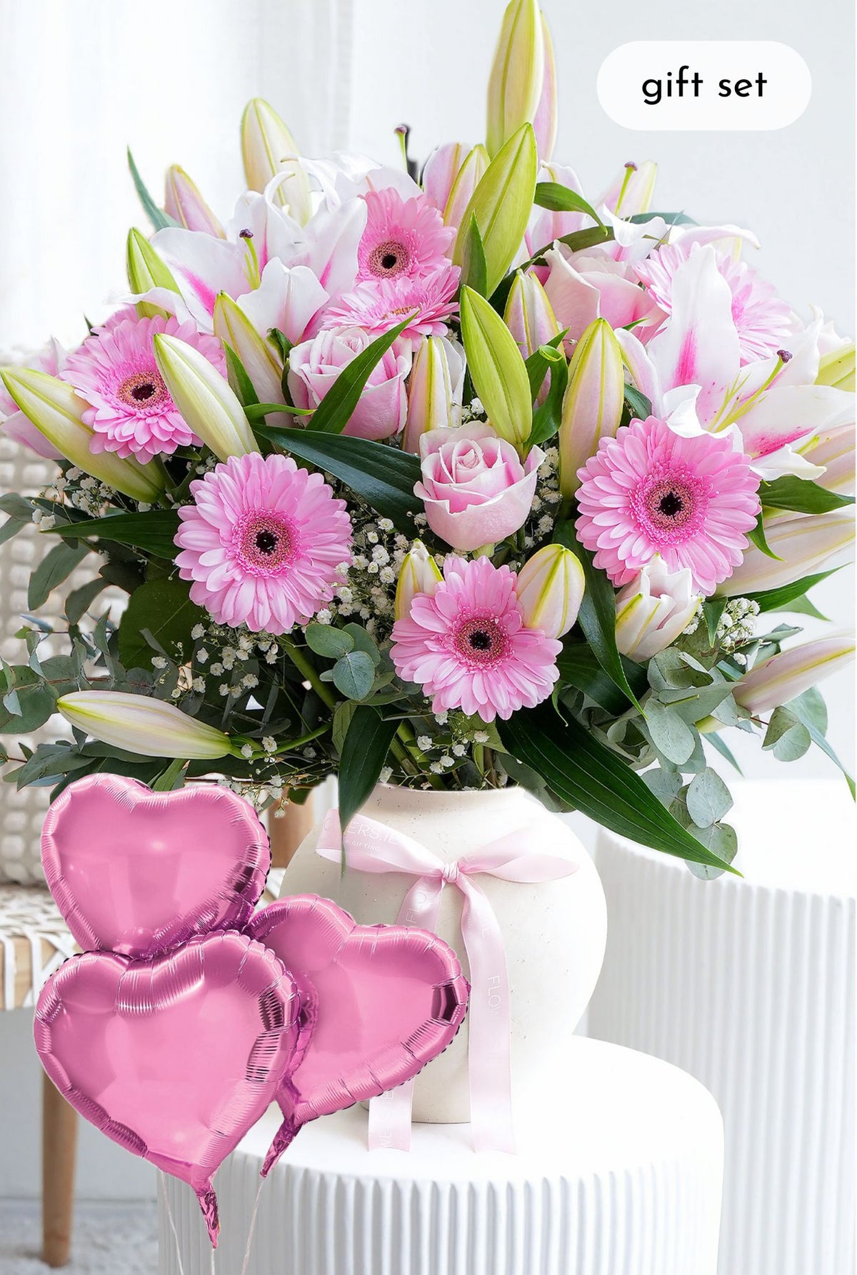 Wonderfully Gerbera - Ceramic Vase