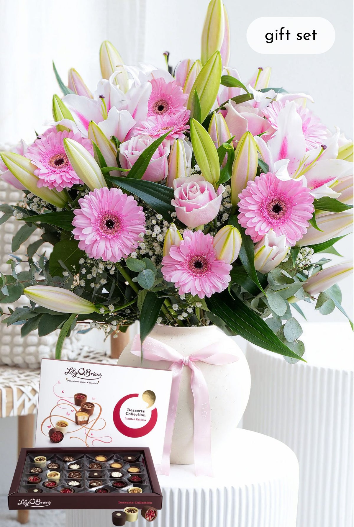 Wonderfully Gerbera - Ceramic Vase