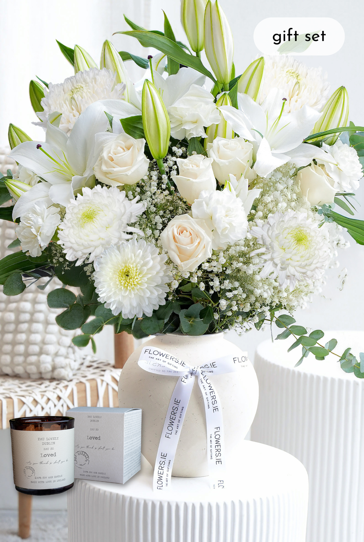 Birthday Wonderfully Ivory - Ceramic Vase