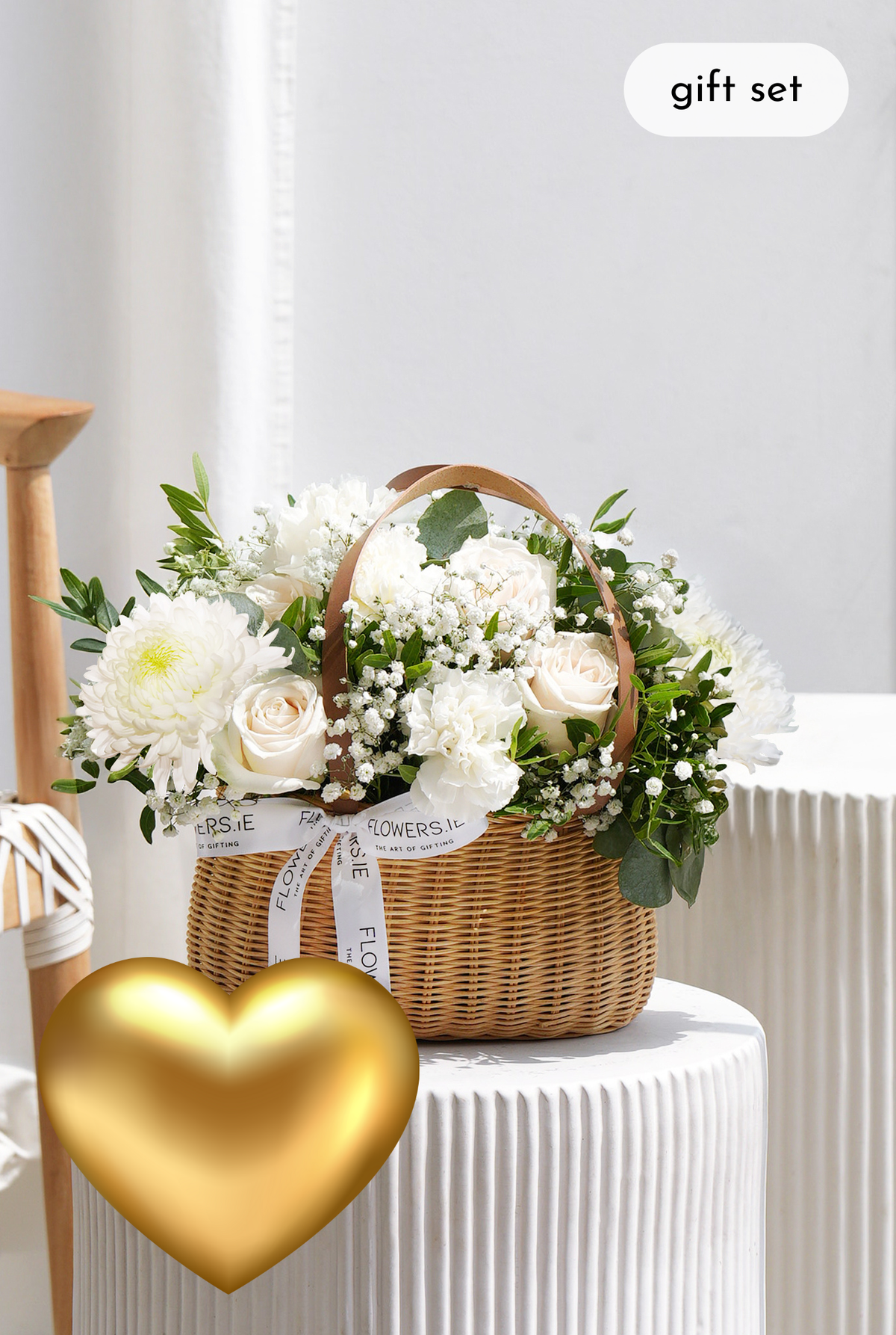 White Serenity - Basket